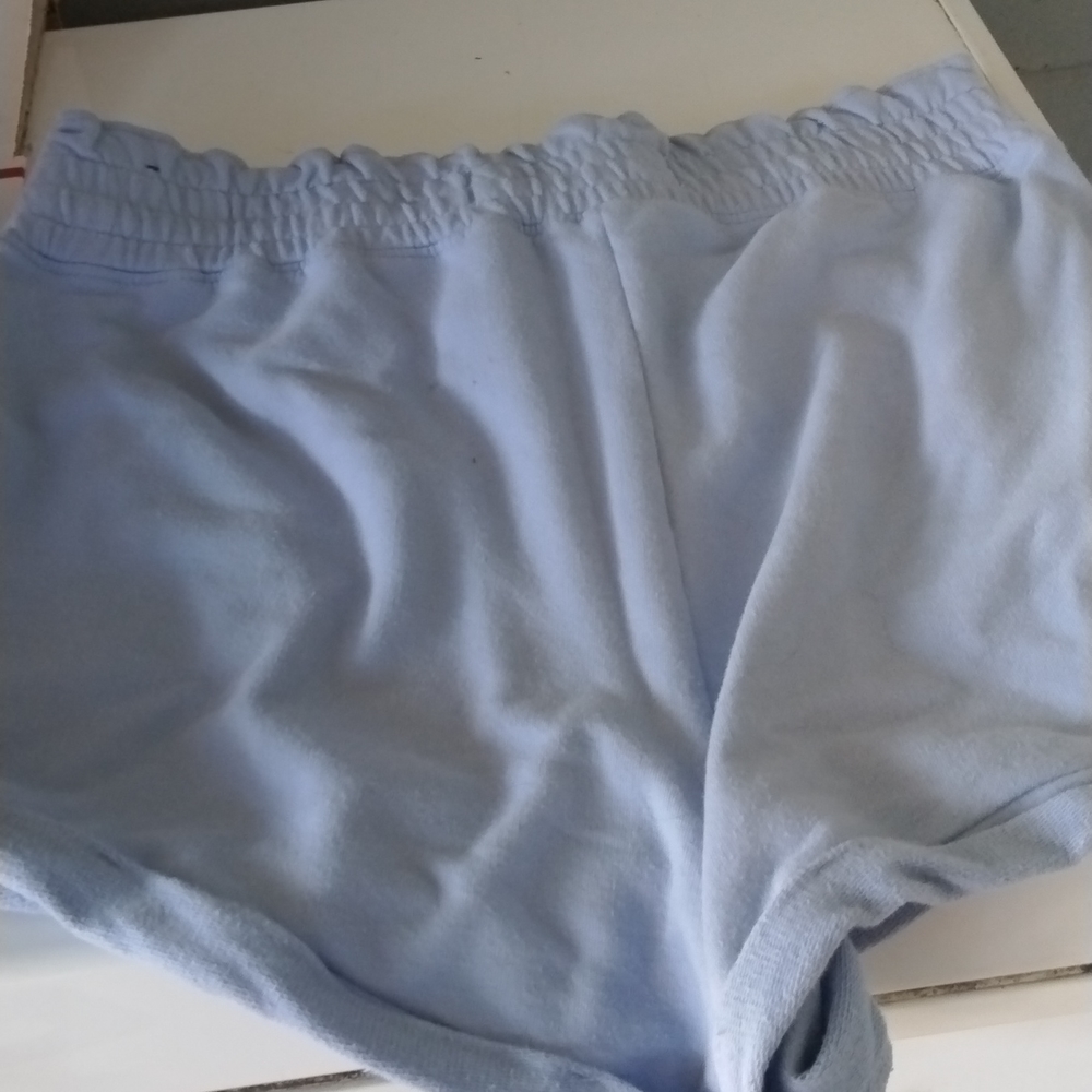 Light blue women's size medium Hollister shorts stretchy with tile Aztec waste